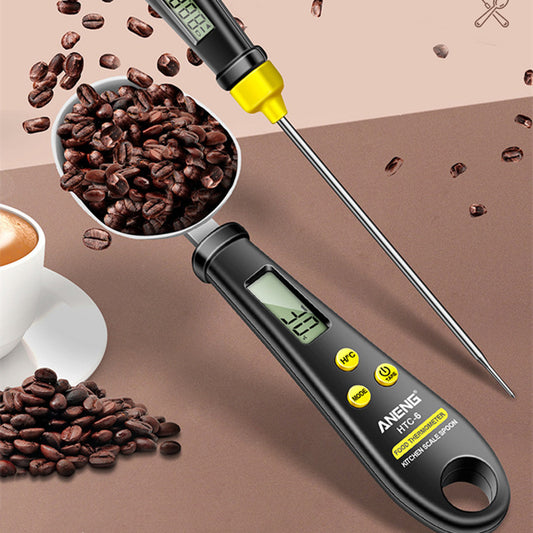 2-in-1 Digital Measuring Spoon Scale – Multifunctional Kitchen Food Scale