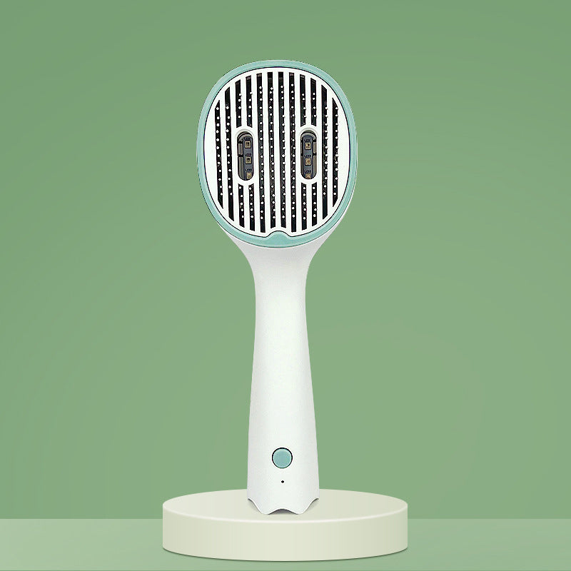 Cat Comb Dog Hair Remover Brush UVC Sterilization Pet Grooming Slicker Needle Comb Removes Tangled Self Cleaning Pet Supplies