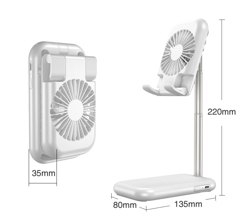 USB small fan cooling mobile phone bracket