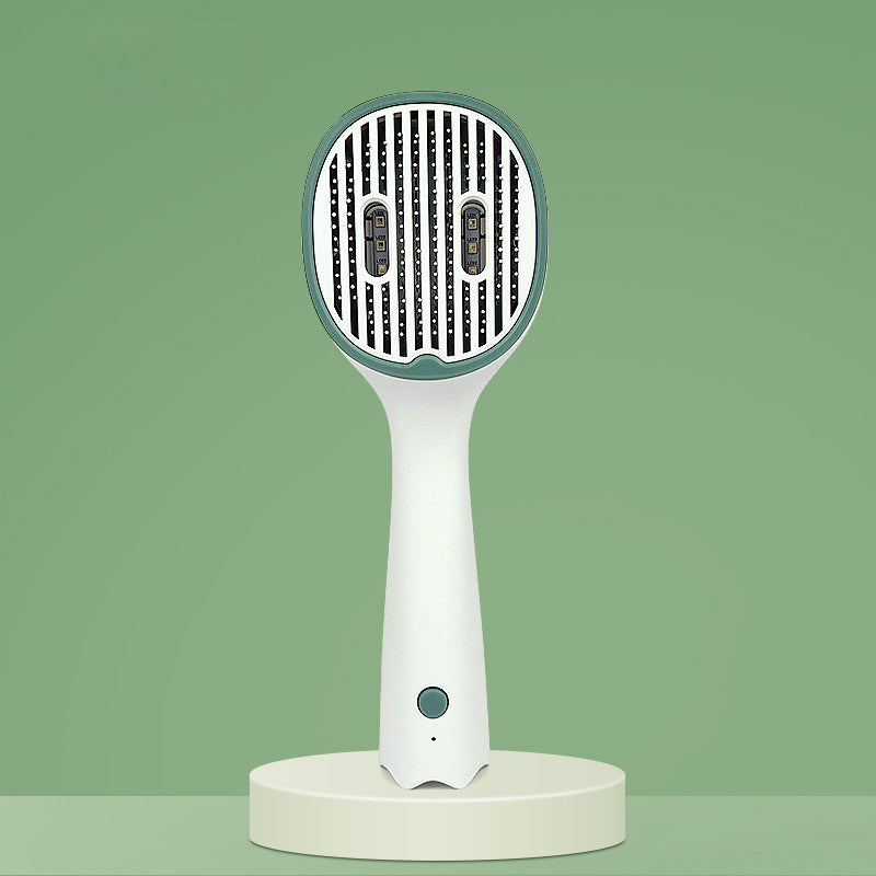 Cat Comb Dog Hair Remover Brush UVC Sterilization Pet Grooming Slicker Needle Comb Removes Tangled Self Cleaning Pet Supplies