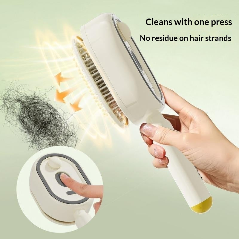 Electric airbag massage comb with mist 