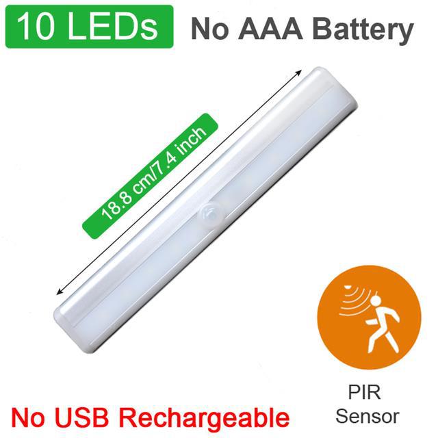 Motion Sensor Night Light for Cabinet – Plastic LED Under Cabinet Light