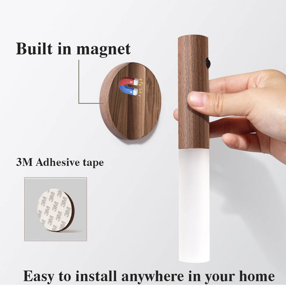 USB rechargeable magnetic motion sensor night light