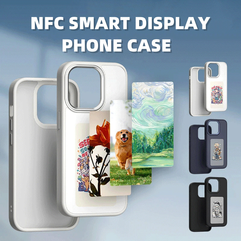 E-ink screen phone case with battery-free personalized display design