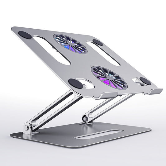 Foldable aluminum alloy laptop stand for desktop