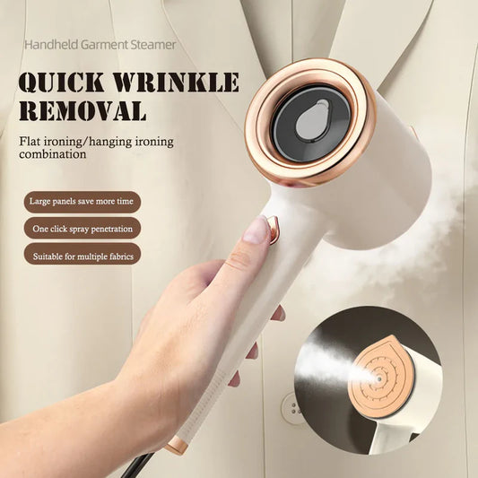 Mini portable handheld garment steamer for clothes and travel