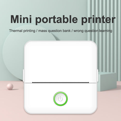 Portable thermal printer for notes labels and study materials
