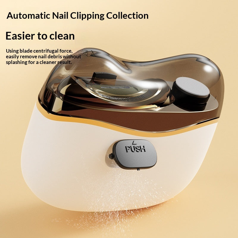 Quiet cordless rechargeable electric nail clipper for fingernails and toenails