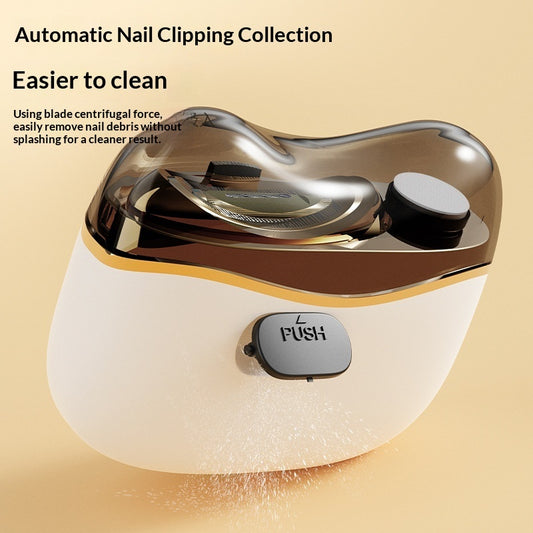 Quiet cordless rechargeable electric nail clipper for fingernails and toenails